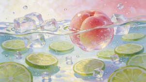 柠檬水蜜桃