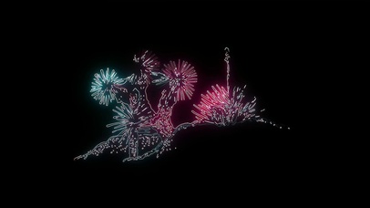 粒子4K循环锁屏壁纸