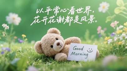  早起佛系小熊卡