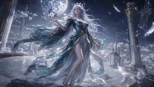 月夜冰晶女神