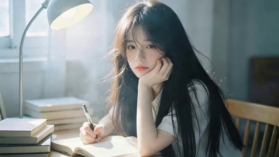 治愈可爱女孩