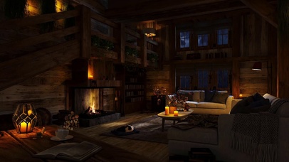 舒服的雨夜小屋