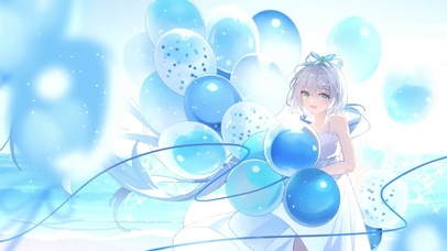 气球与女孩
