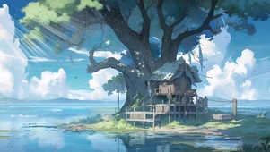 动漫清新场景