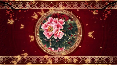 中国风古典花纹曲艺