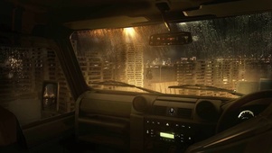 雨中汽车