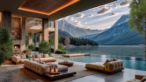 别墅水榭观山湖