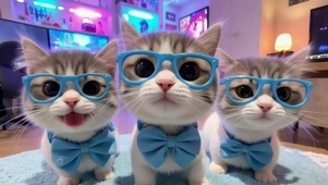 三只萌猫