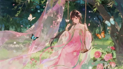 唯美古风女孩