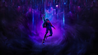 4k紫色调自由落体