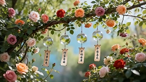 蔷薇风铃盼顺遂