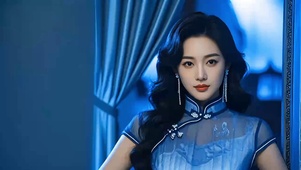 民国风旗袍美女