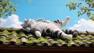 惬意的小猫咪