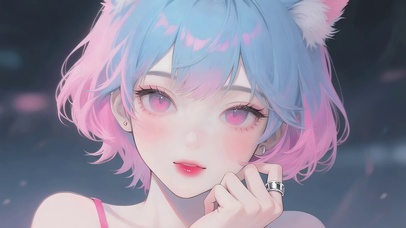 治愈可爱女孩