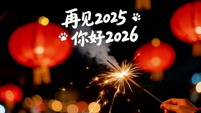 再见2025你好2026