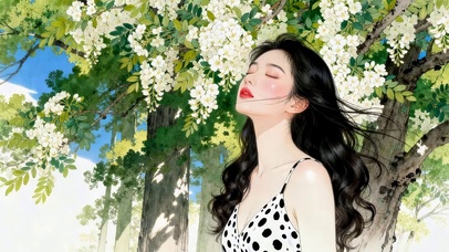 夏季清纯可爱女孩