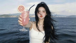 海边ins风女孩