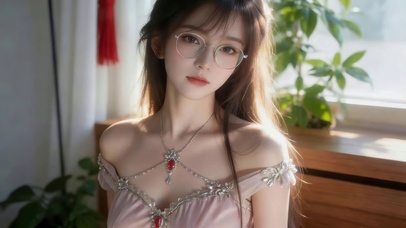 清纯文静女孩