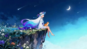 崖边看星空