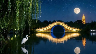 中秋夜景
