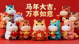 马年大吉 万事如意