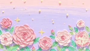 粉紫漫染的玫瑰星野