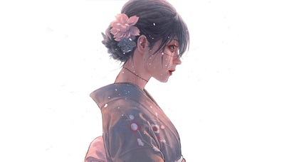 唯美和服女孩