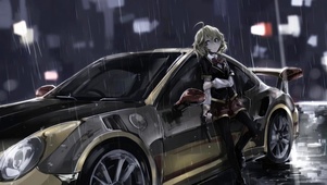 雨中恶魔女孩