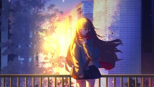 落日归山海