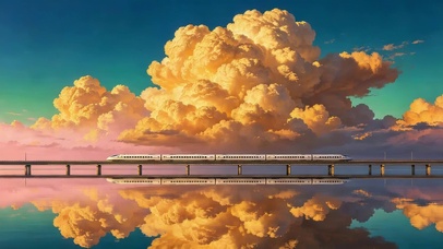 海上黄昏列车