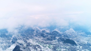 唯美的雪山