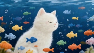 绮梦-猫咪和小鱼