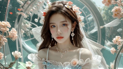 微笑美女