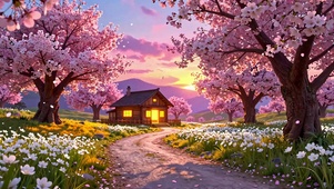 樱花木屋小径
