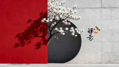 小清新治愈玉兰花