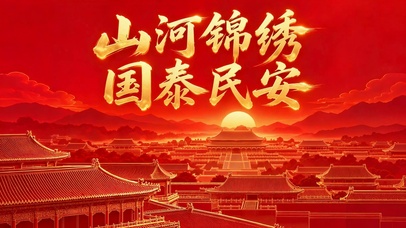 山河锦绣国泰民安
