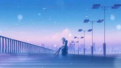 路边等待