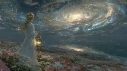 梦境中的女孩科幻萝莉可爱