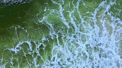 碧绿海浪4K