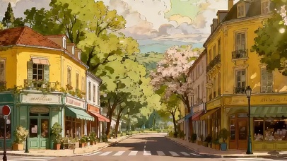 公路郊区带鱼屏