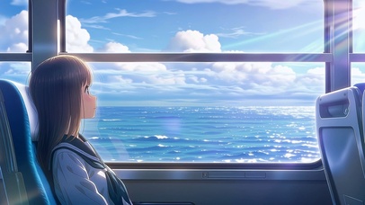大海美景