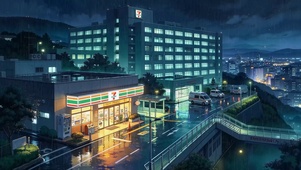 城市雨夜
