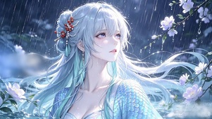 水中鲛人少女