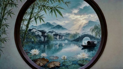 烟雨水墨，江南入梦