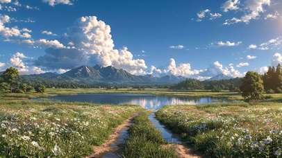 乡村自然风景