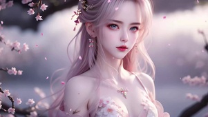 治愈古风优雅美女