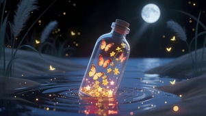 漂流瓶里的蝴蝶