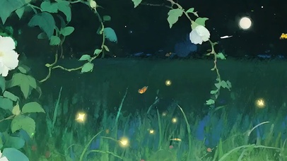 护眼绿景带鱼屏双屏