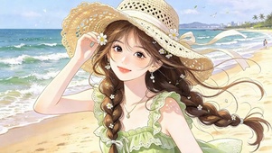 海边女孩
