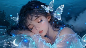 深海之息・蝶舞少女的幽蓝秘境